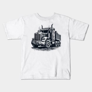 Trailer Truck Kids T-Shirt